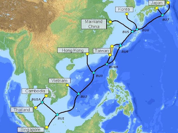 SJC2 subsea cable linking Southeast Asia and Japan is now live