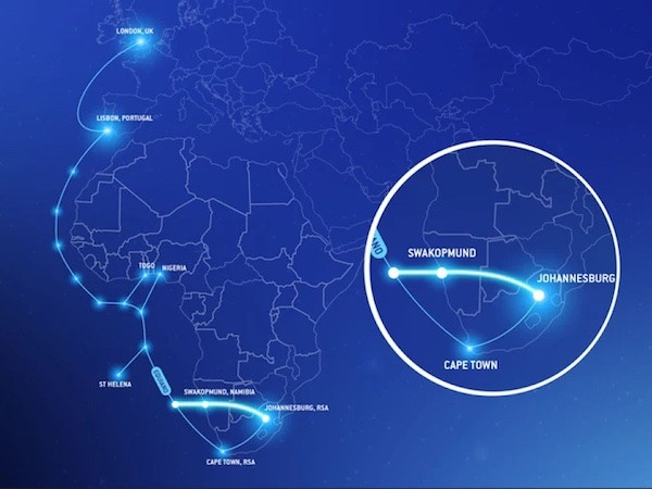 Paratus links Johannesburg to Equiano via Botswana and Namibia