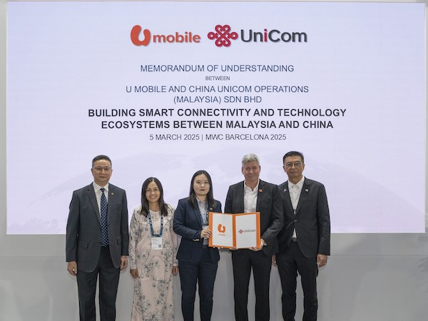 U Mobile, China Unicom in tech tie-up to boost Malaysia-China ties