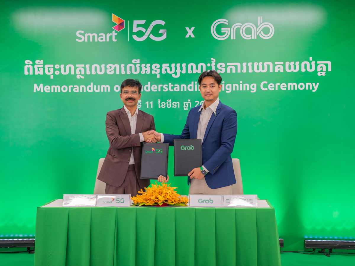 Smart Axiata and Grab aim to boost digital mobility in Cambodia