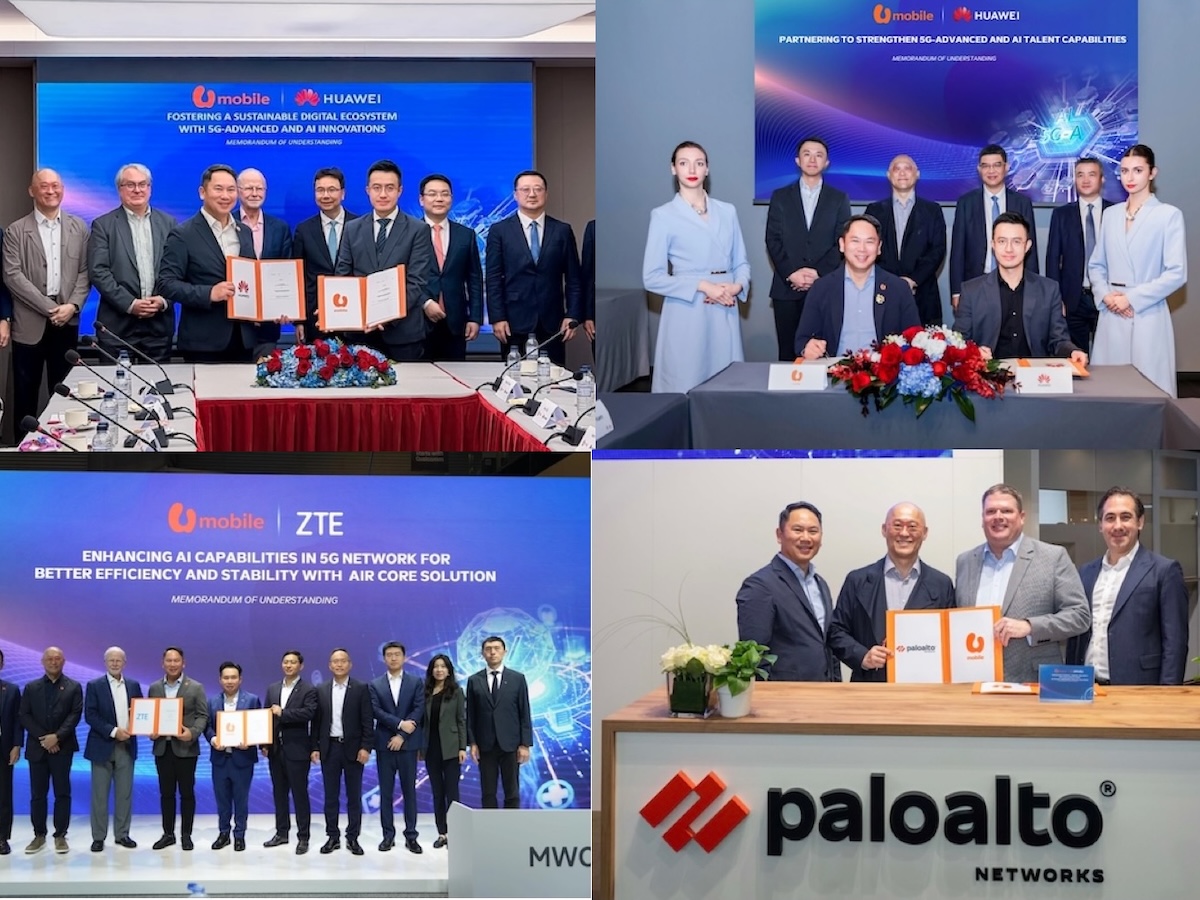 U Mobile signs deals at MWC26 for 5G-A, AI and network-level security