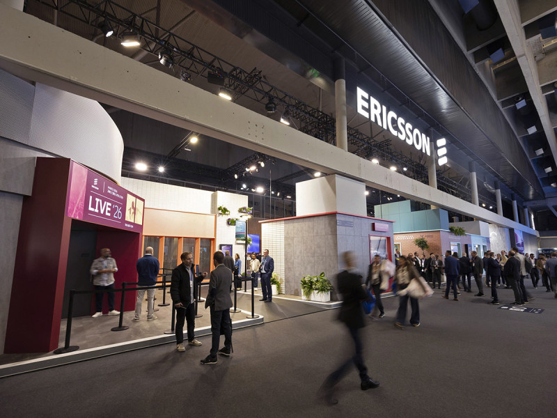 Ericsson booth at MWC Barcelona 2026