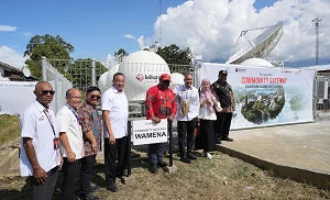 Telkom Indonesia launches satellite backbone gateway for Highland Papua