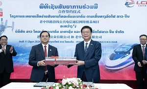 Lao Telecom to build 4G signal network for Lao-China Railway
