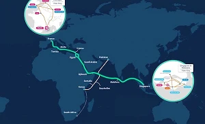 PEACE subsea cable activated from Singapore to France, says CMI