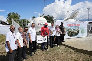 Telkom Indonesia launches satellite backbone gateway for Highland Papua