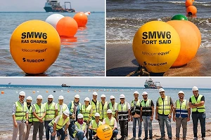 Telecom Egypt completes its two landing points for SEA-ME-WE-6